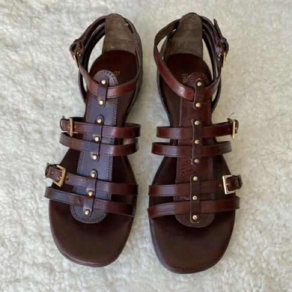Enzo Angiolini Brown Gladiator Sandal - Picture 6 of 6